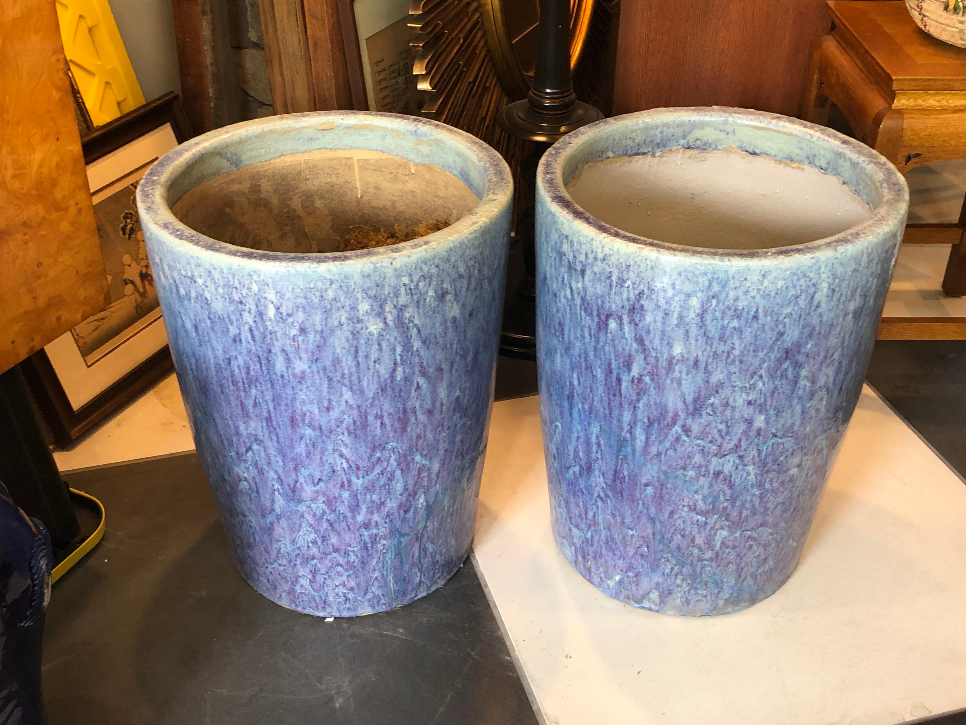 These planters are from the Shi Wan Kiln, in Guangzhou, China Made by the Yuhua Ceramic Company sometime between, circa 1912-1949 You can also use these as side tables using a piece of glass, etc. They are the same size.