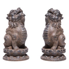 Pair of Chinese Mythical Guardian Charms