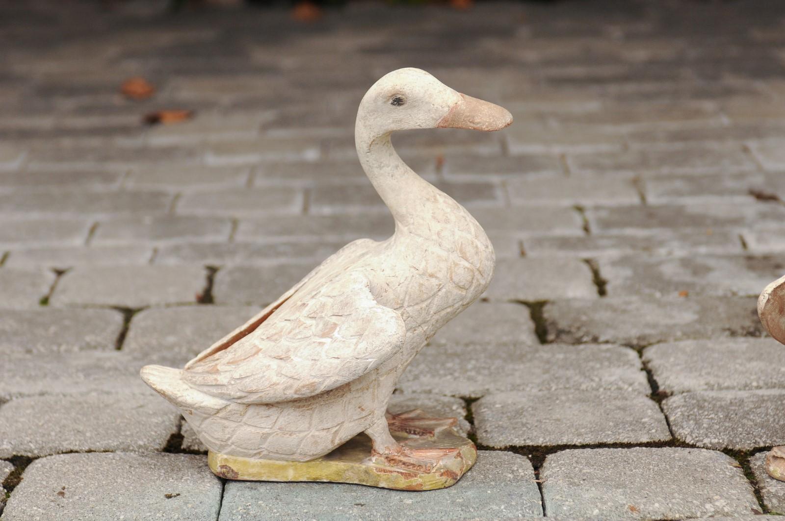 wooden ducks sculptures