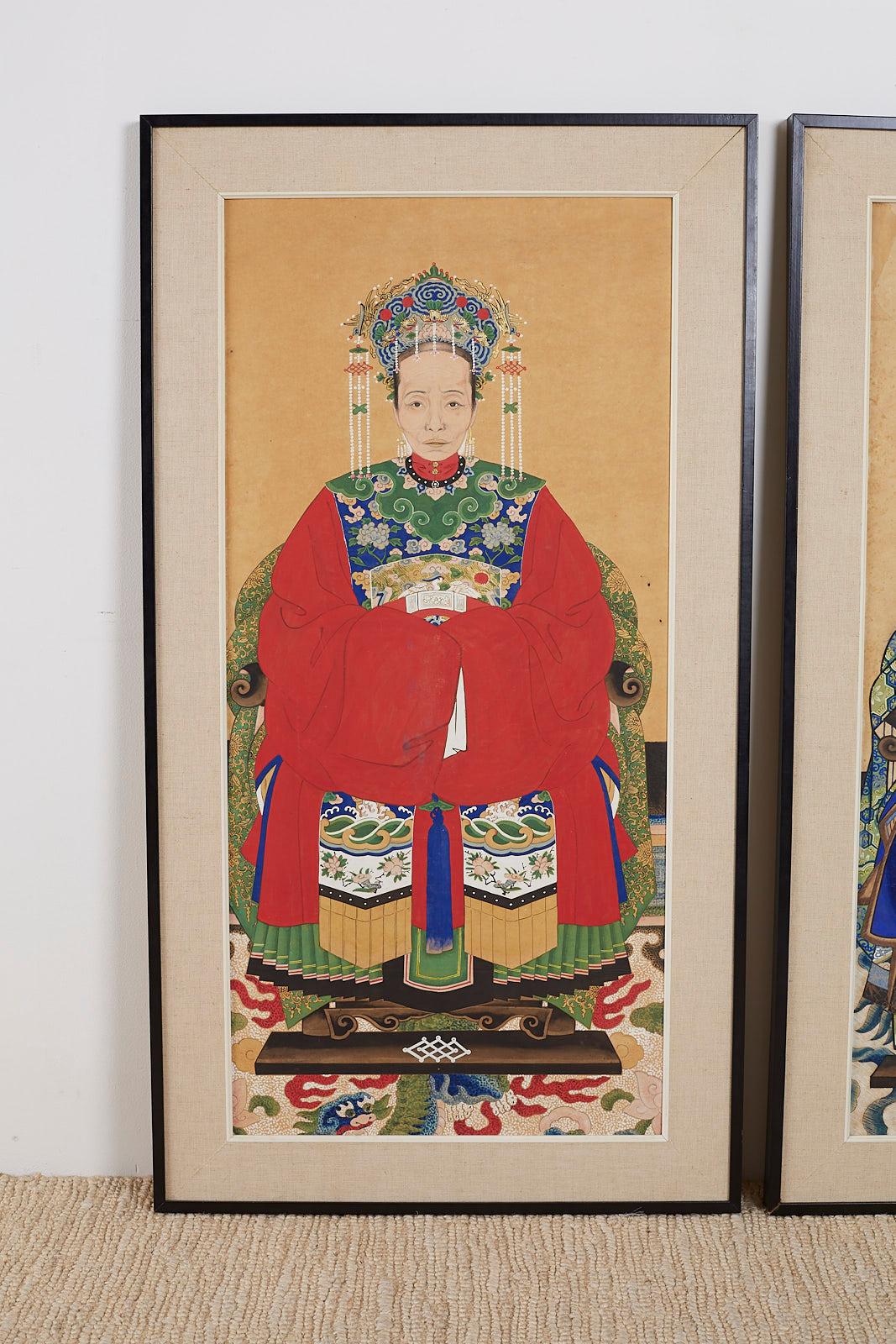 chinese ancestor portraits value