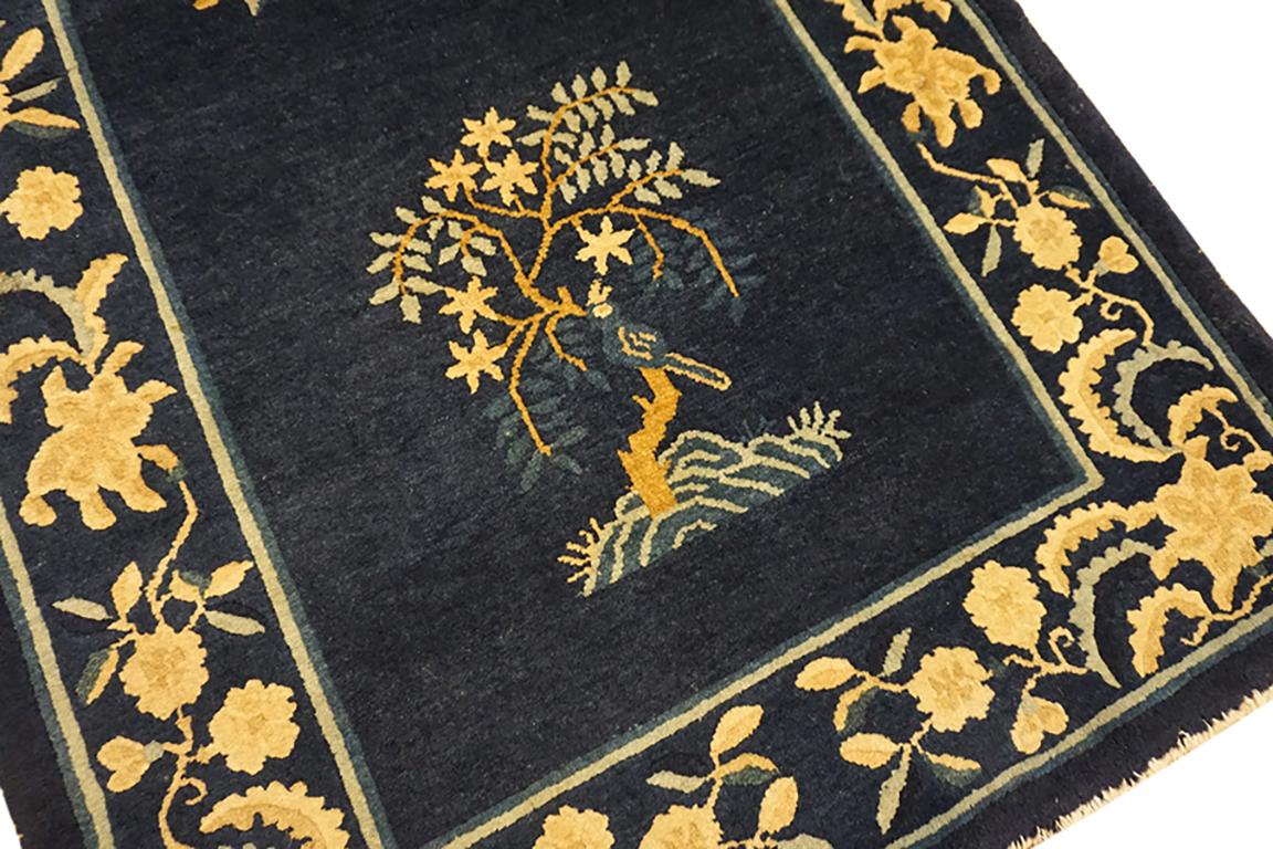 Par de Alfombras Chinas de Pekín, Tamaño: 3' 1