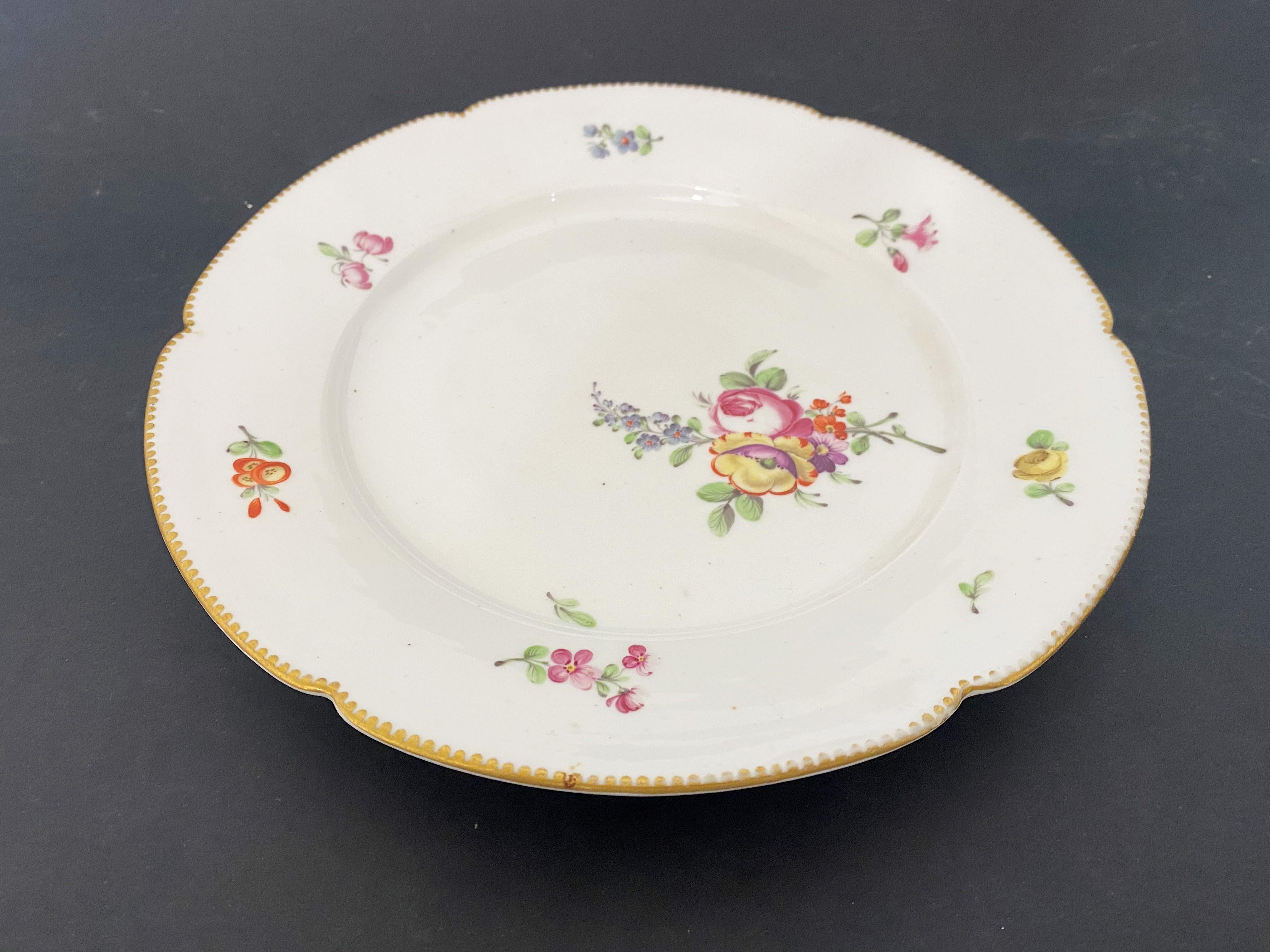 Pair of Chinese Plate India Compagny 18th Century For Sale 5