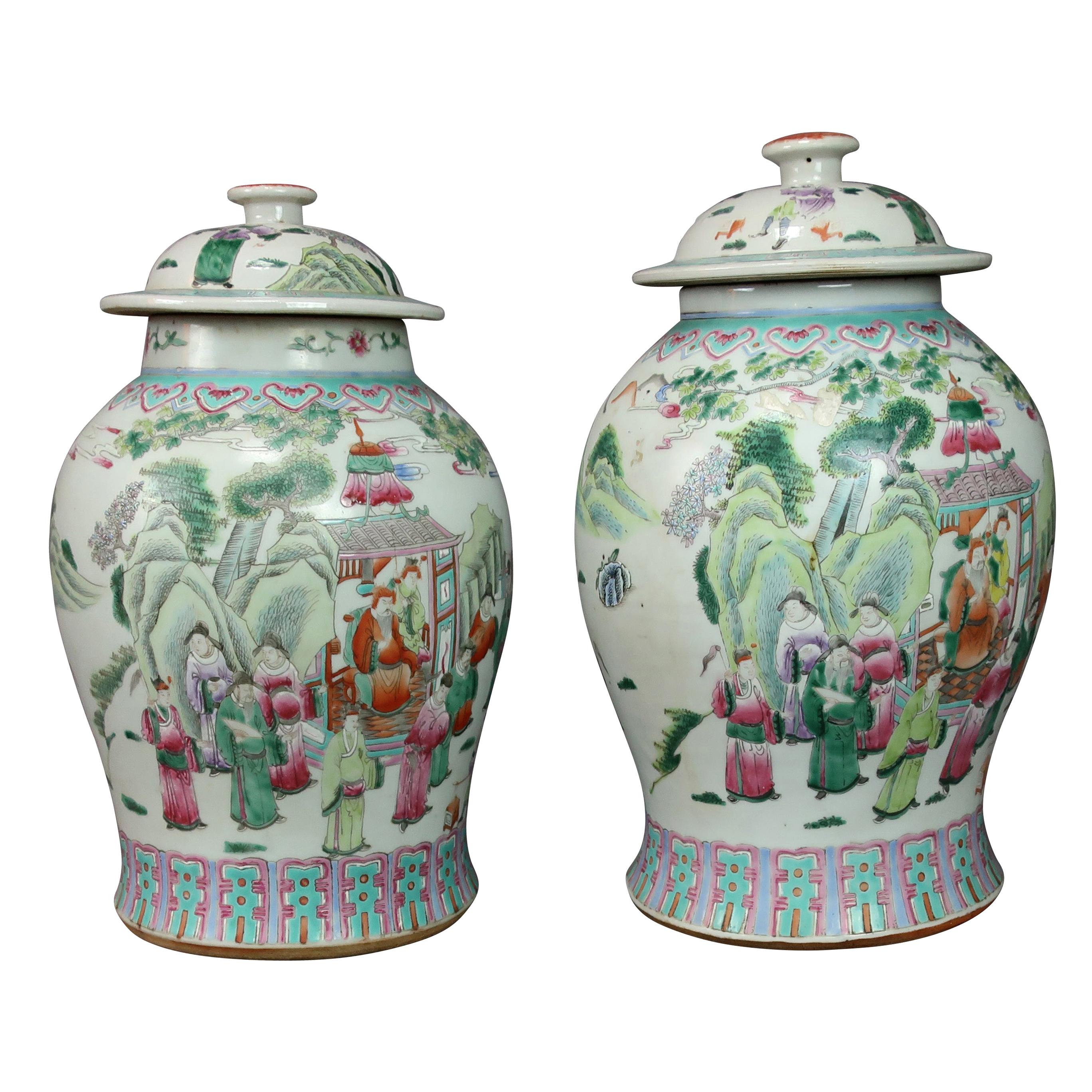 Chinese Porcelain Ginger Jars 