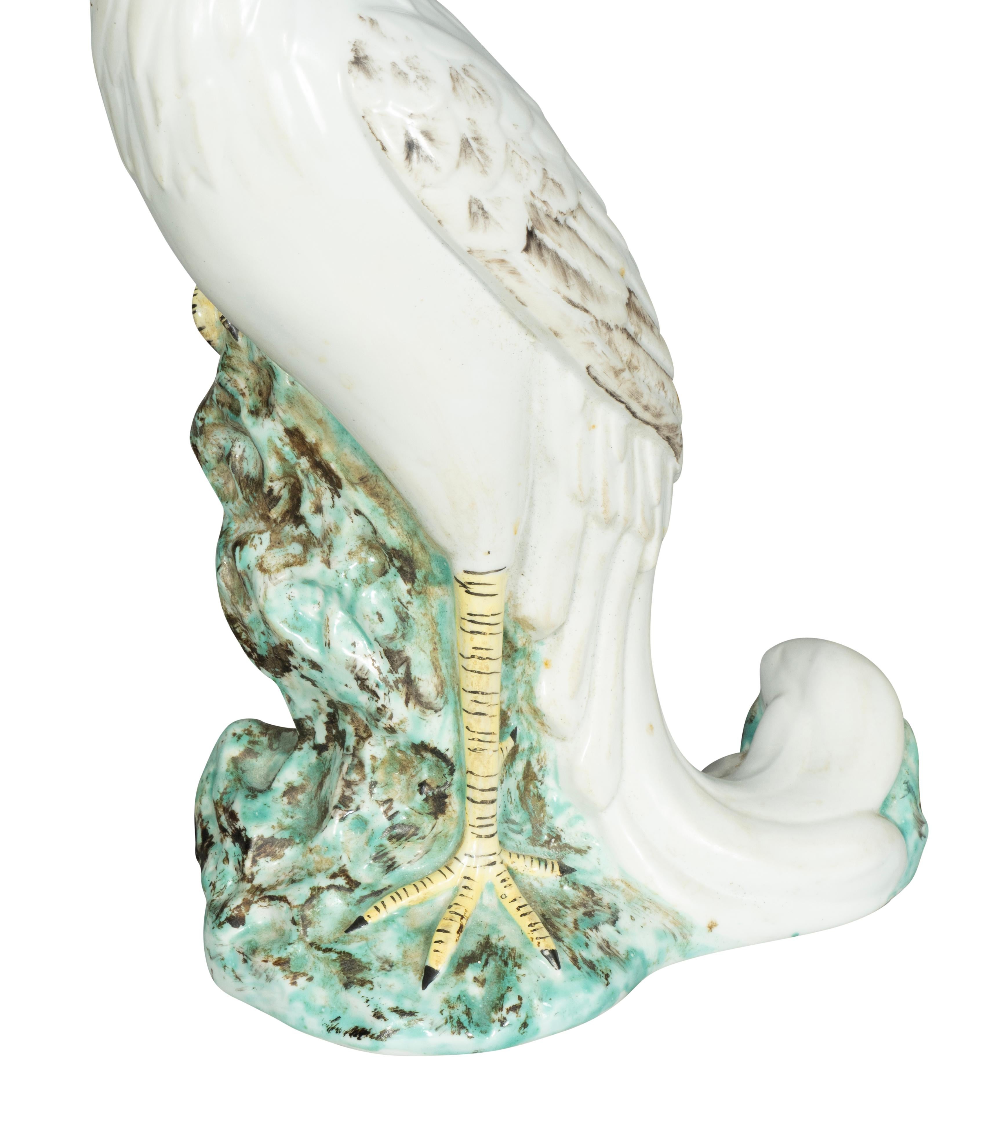 Chinese Export Pair Of Chinese Porcelain Phoenix Birds For Sale