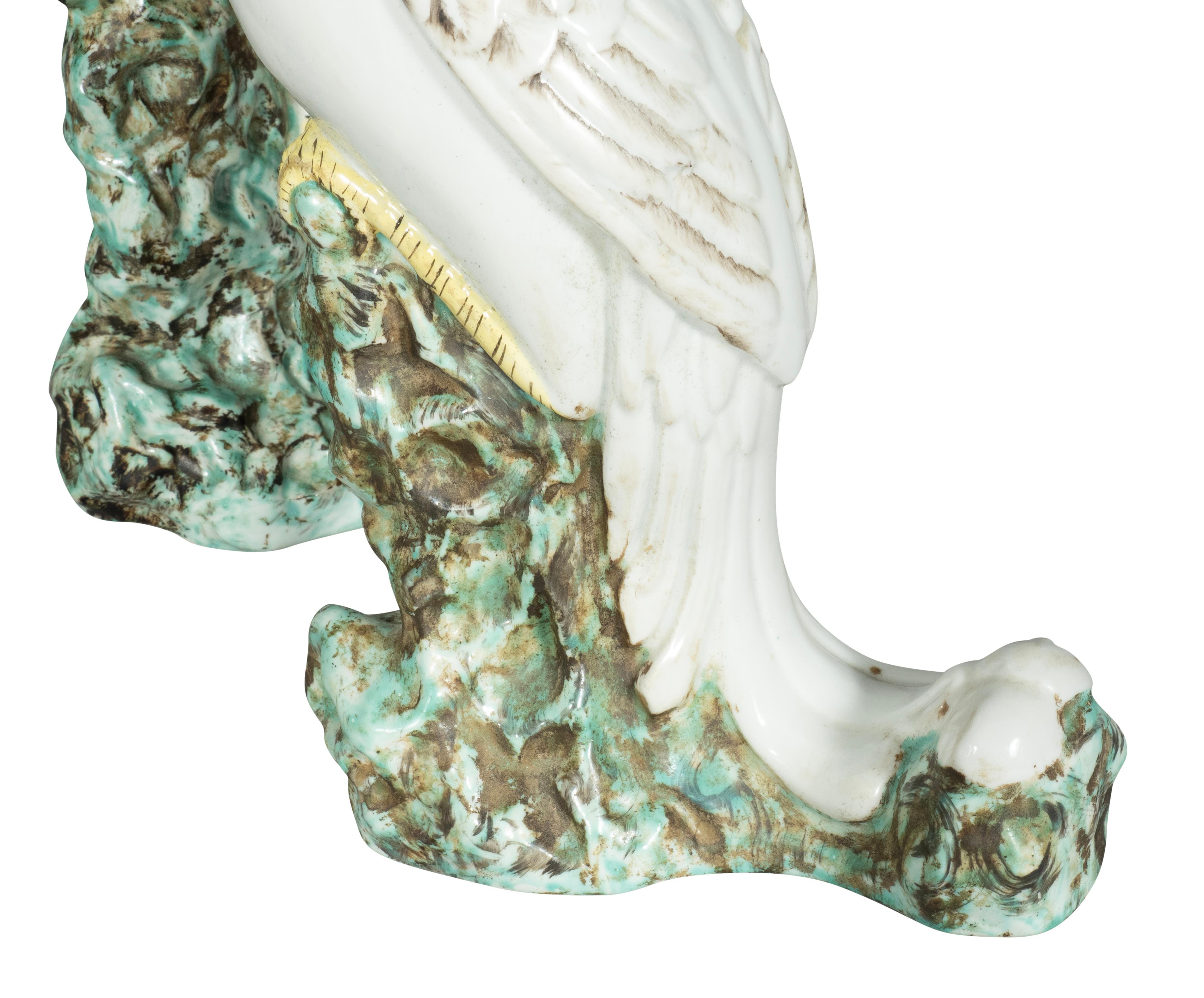 19th Century Pair Of Chinese Porcelain Phoenix Birds For Sale