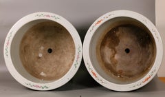 pair of Chinese porcelain planters, Republican period