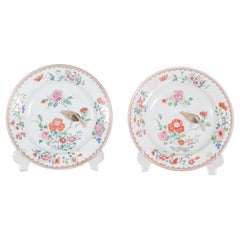 Pair of Chinese Porcelain Plates for Export