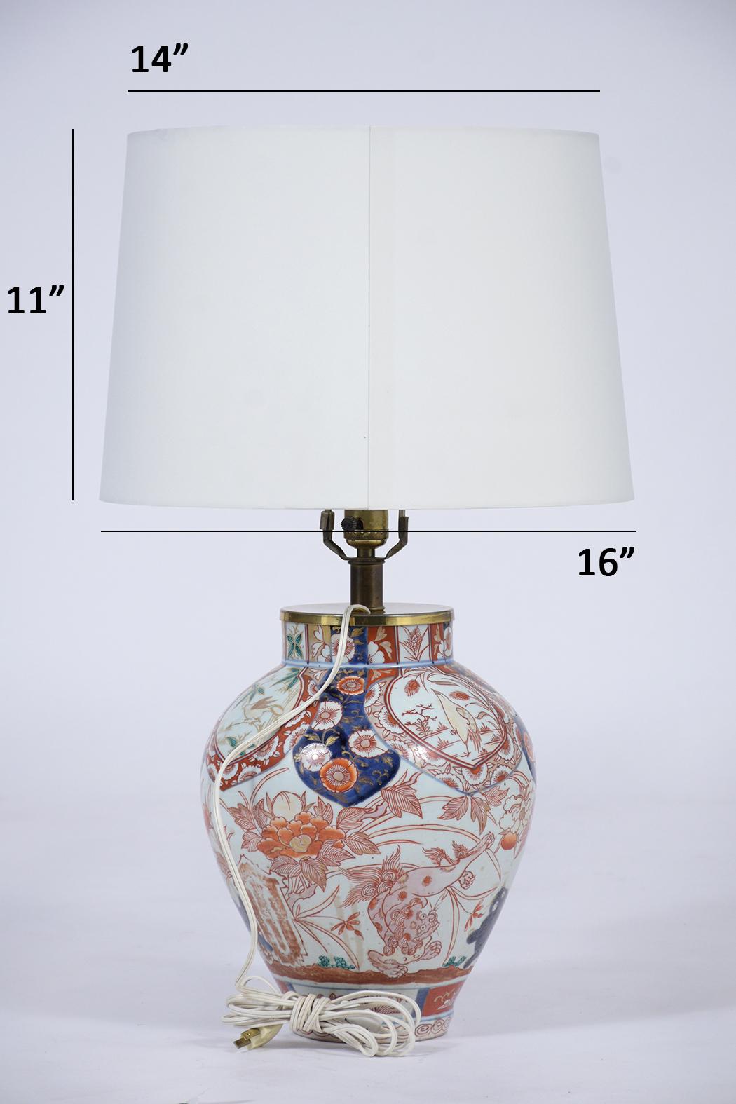 Pair of Chinese Porcelain Table Lamps In Good Condition In Los Angeles, CA