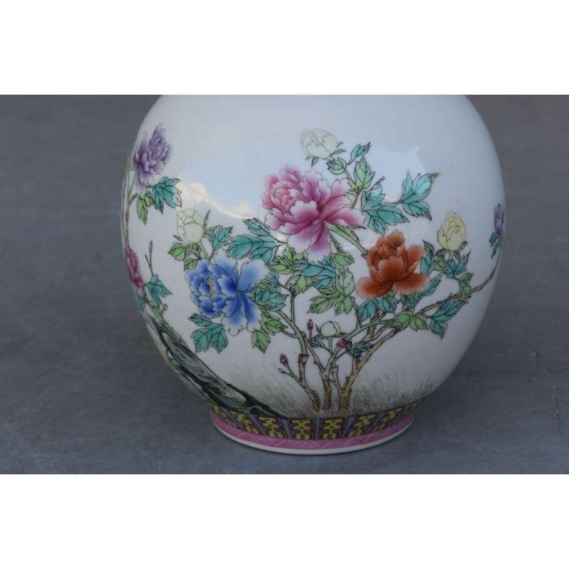 Paire de vases chinois en porcelaine Bon état - En vente à Marseille, FR