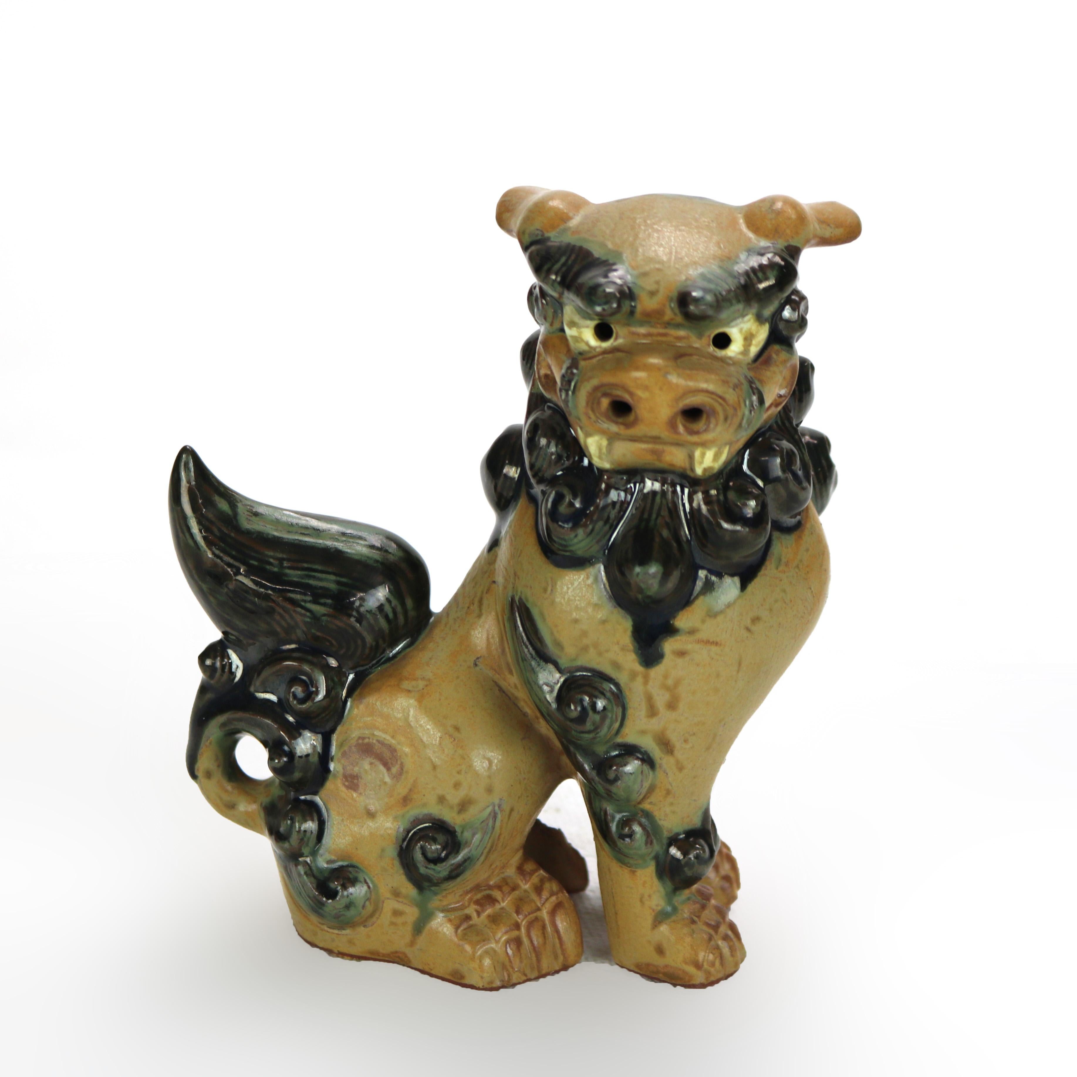 Pareja de Perros Foo de Cerámica China S. XX siglo XX en venta