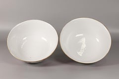 pair of Chinese ruby red porcelain bowls, 19th c.