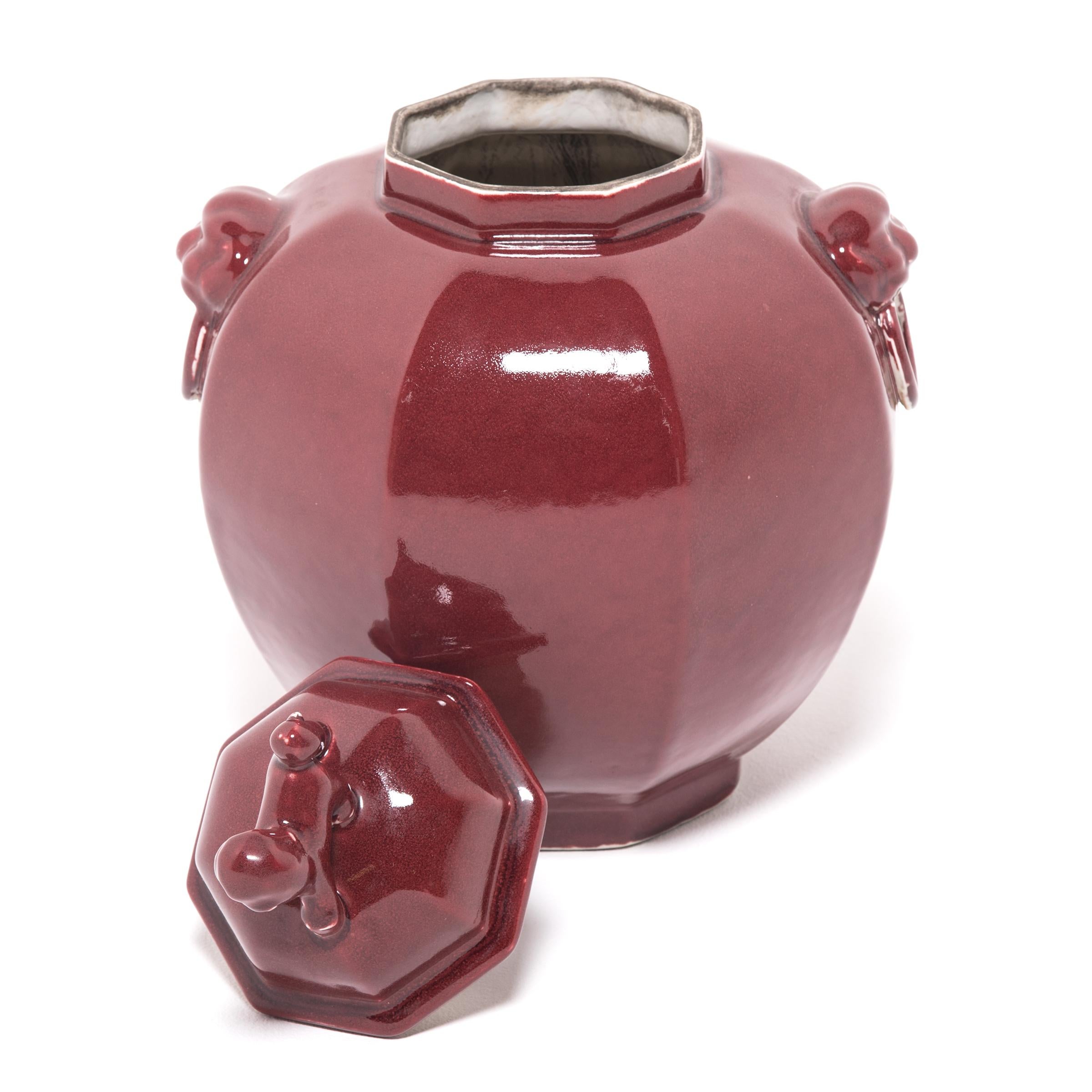 XXIe siècle et contemporain Paire de pots à gingembre chinois Shizi Hong en vente