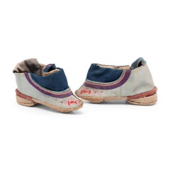 Pair of Chinese Silk Lotus Slippers, c. 1850