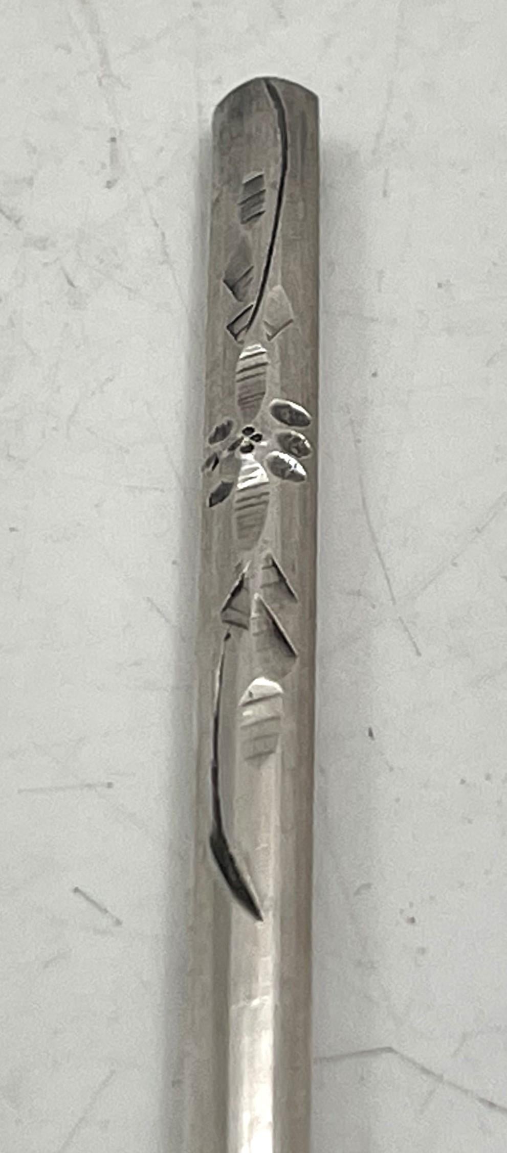 20th Century Pair of Chinese Silver Chopsticks