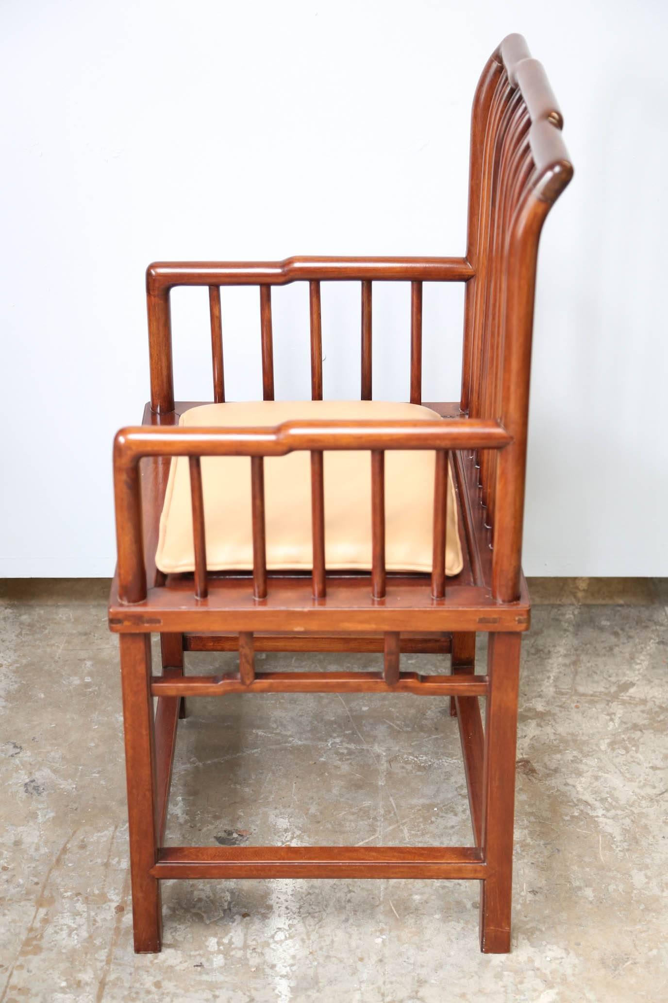 Carved Pair of Chinese Southern Official's Armchairs