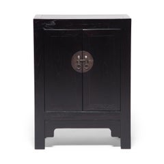 Pair of Chinese Square Corner Locking Chests