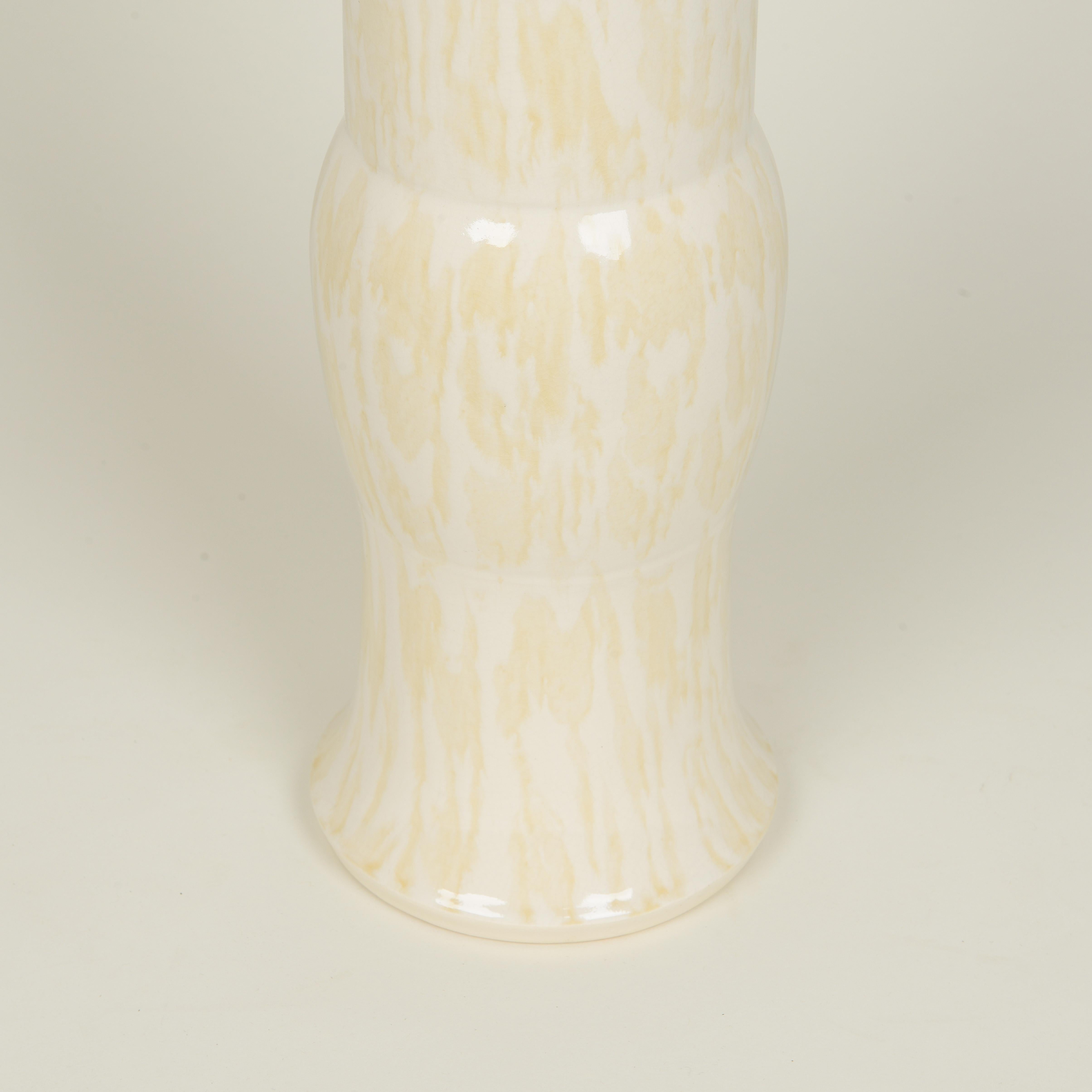 Pair of Chinese Style Ceramic Beaker Vases For Sale 2