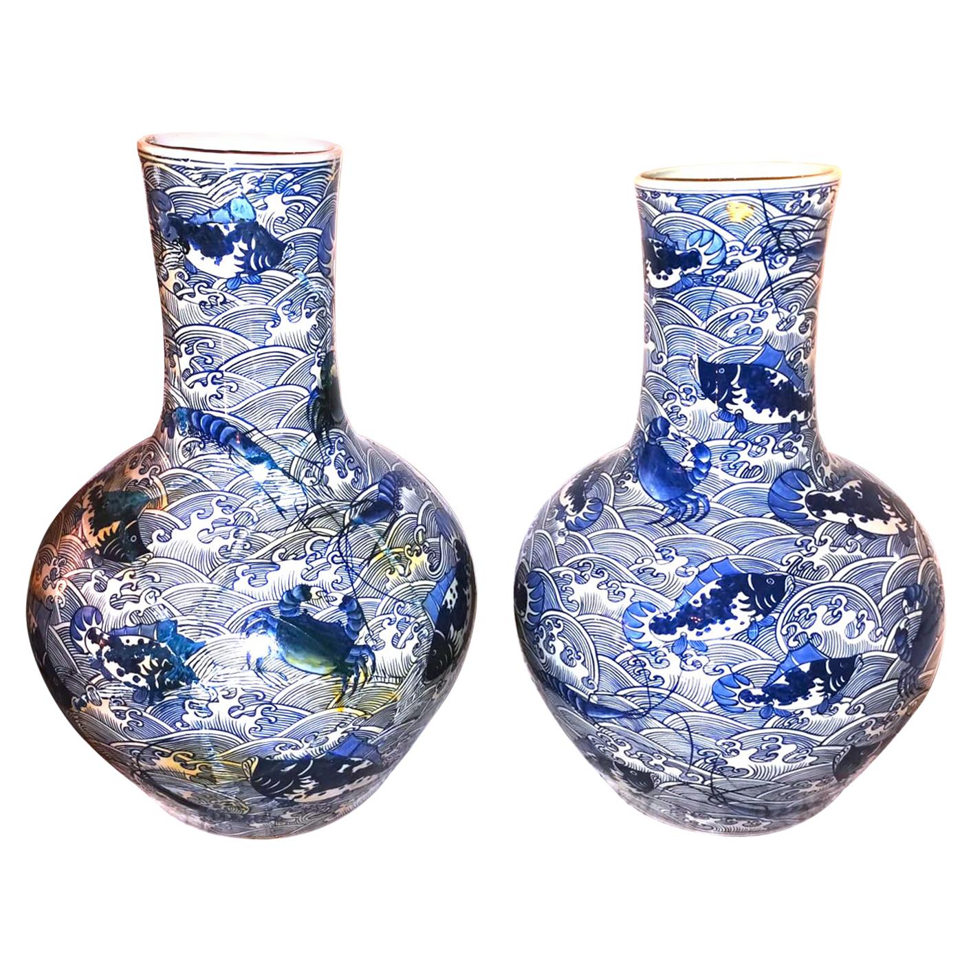 Pair of Chinese Vases, China, Early 20th Century