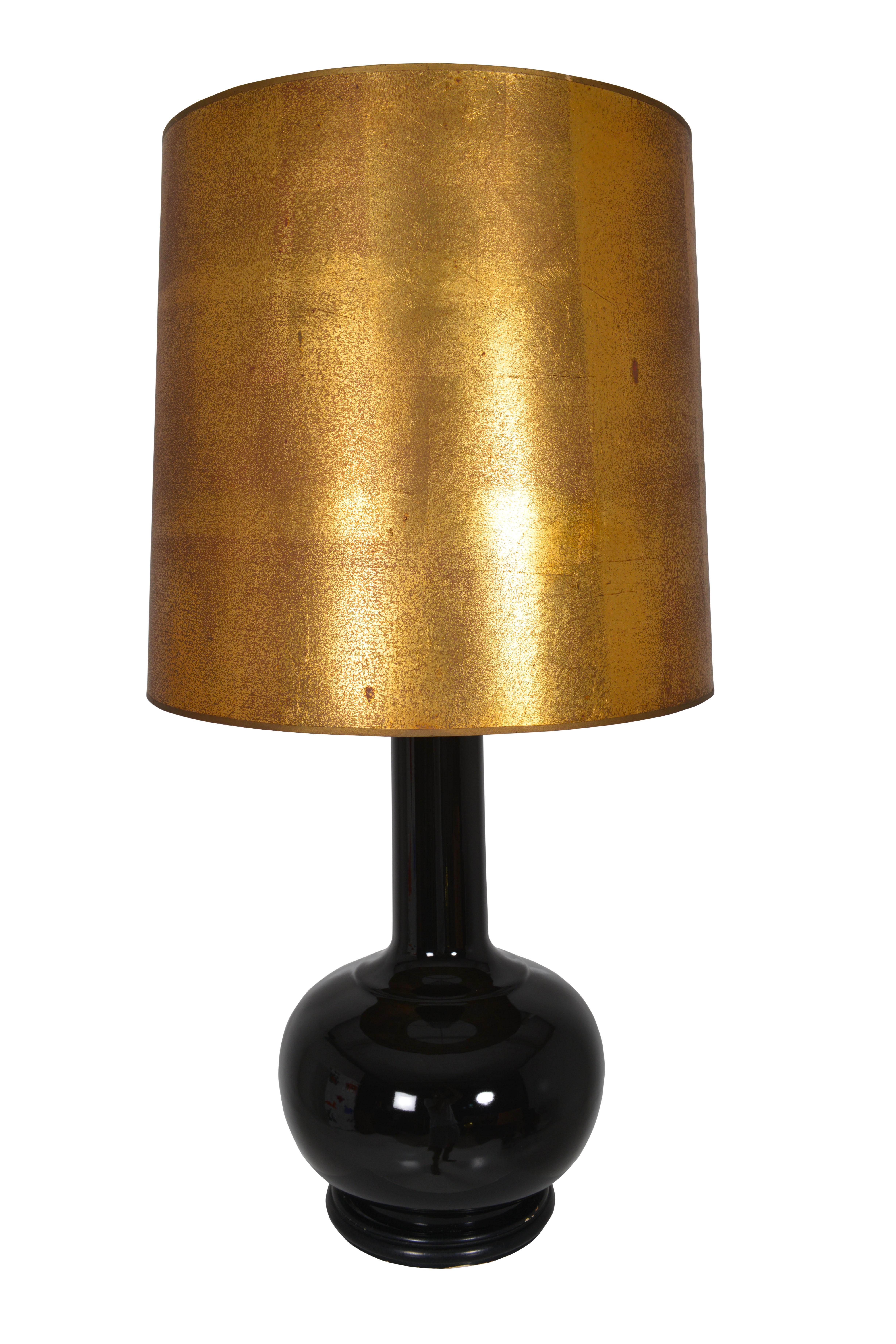20th Century Pair of Chinese Vases Mounted as Table Lamp, France, circa 1970 For Sale