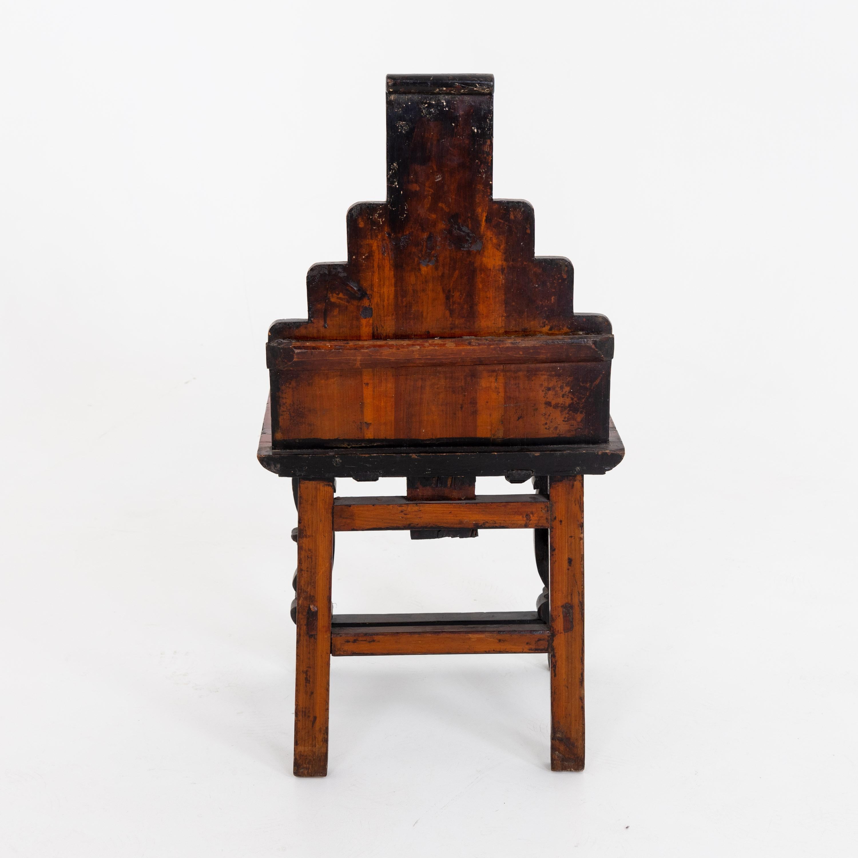 Pair of Chinese Wooden Chairs 6