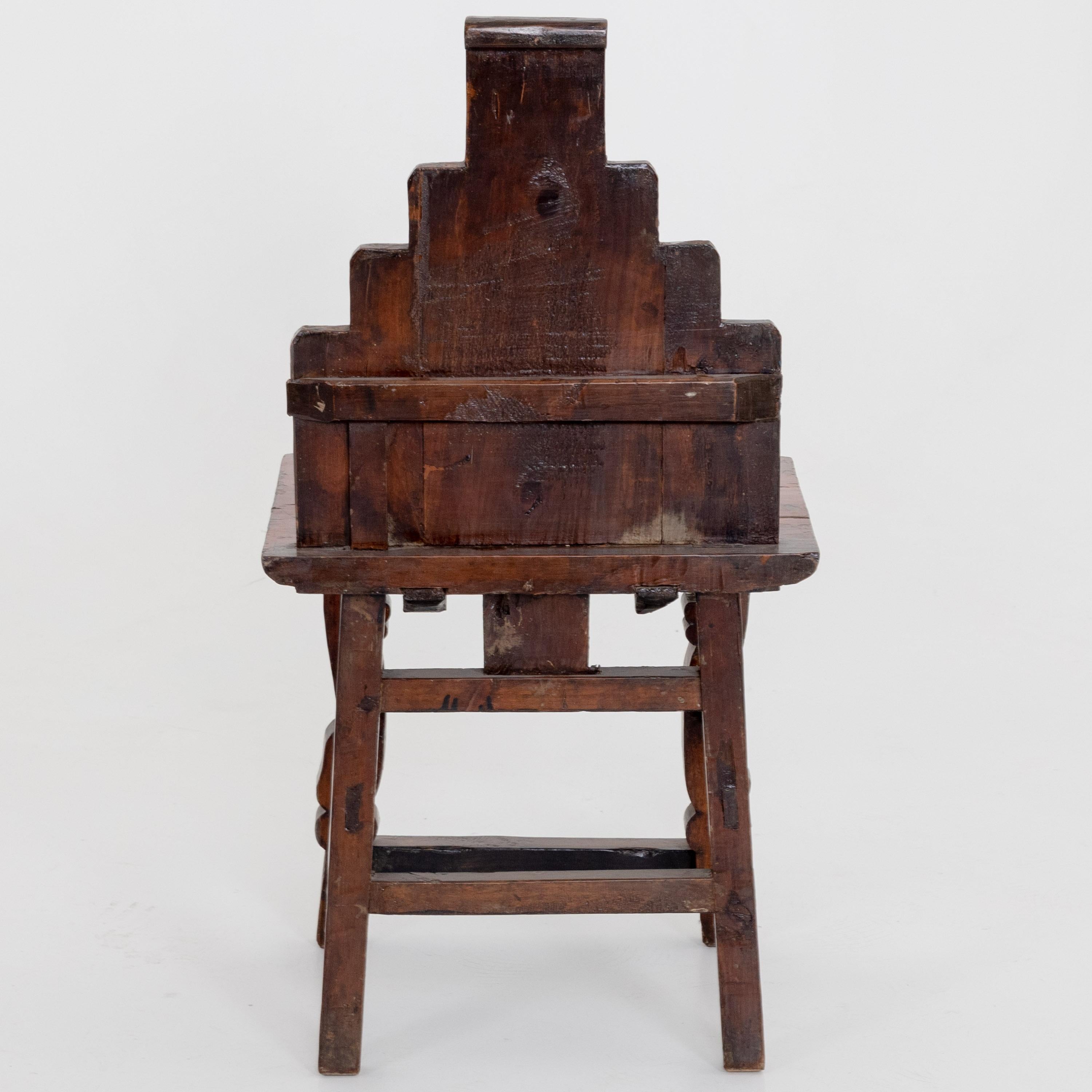 Pair of Chinese Wooden Chairs 1
