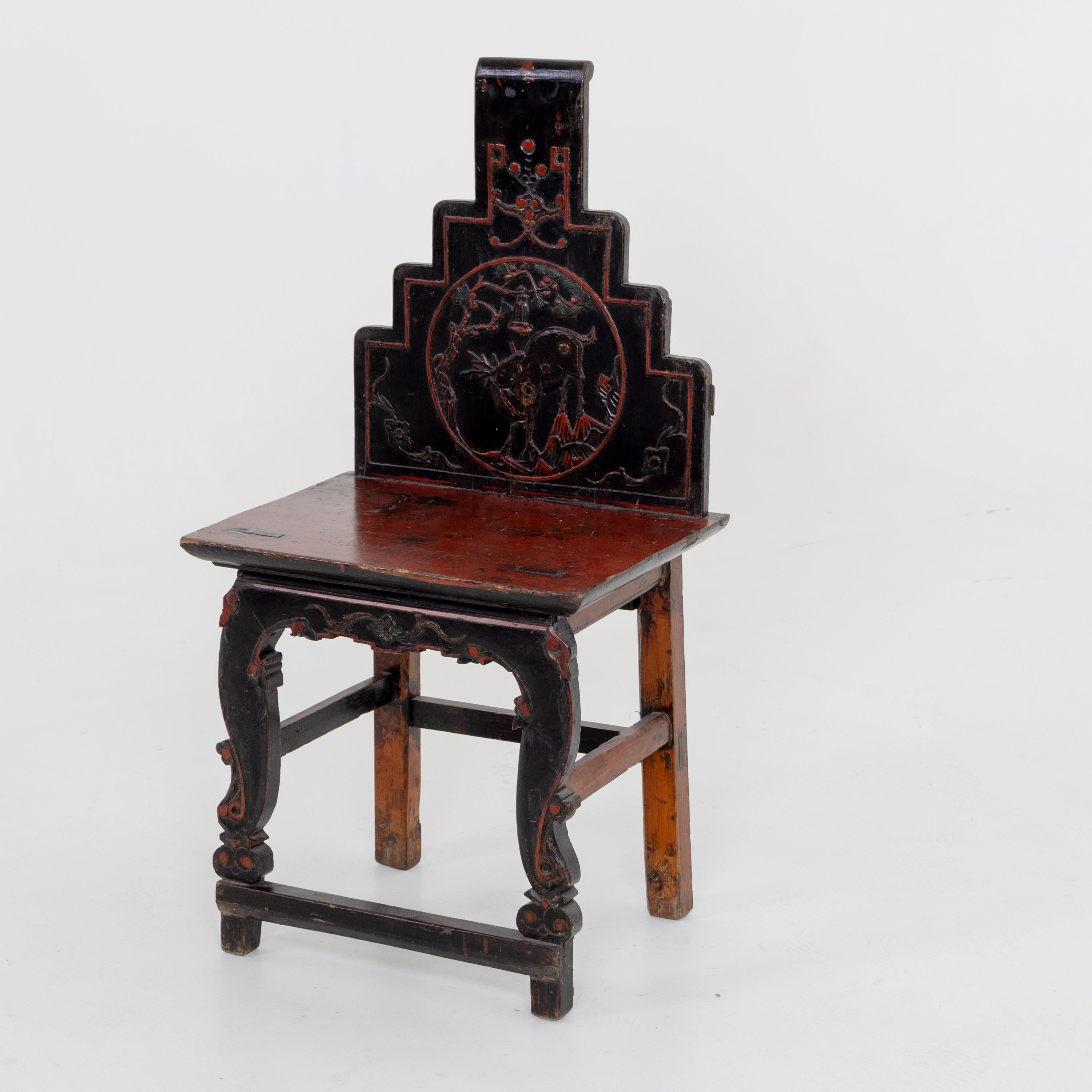 Pair of Chinese Wooden Chairs 3