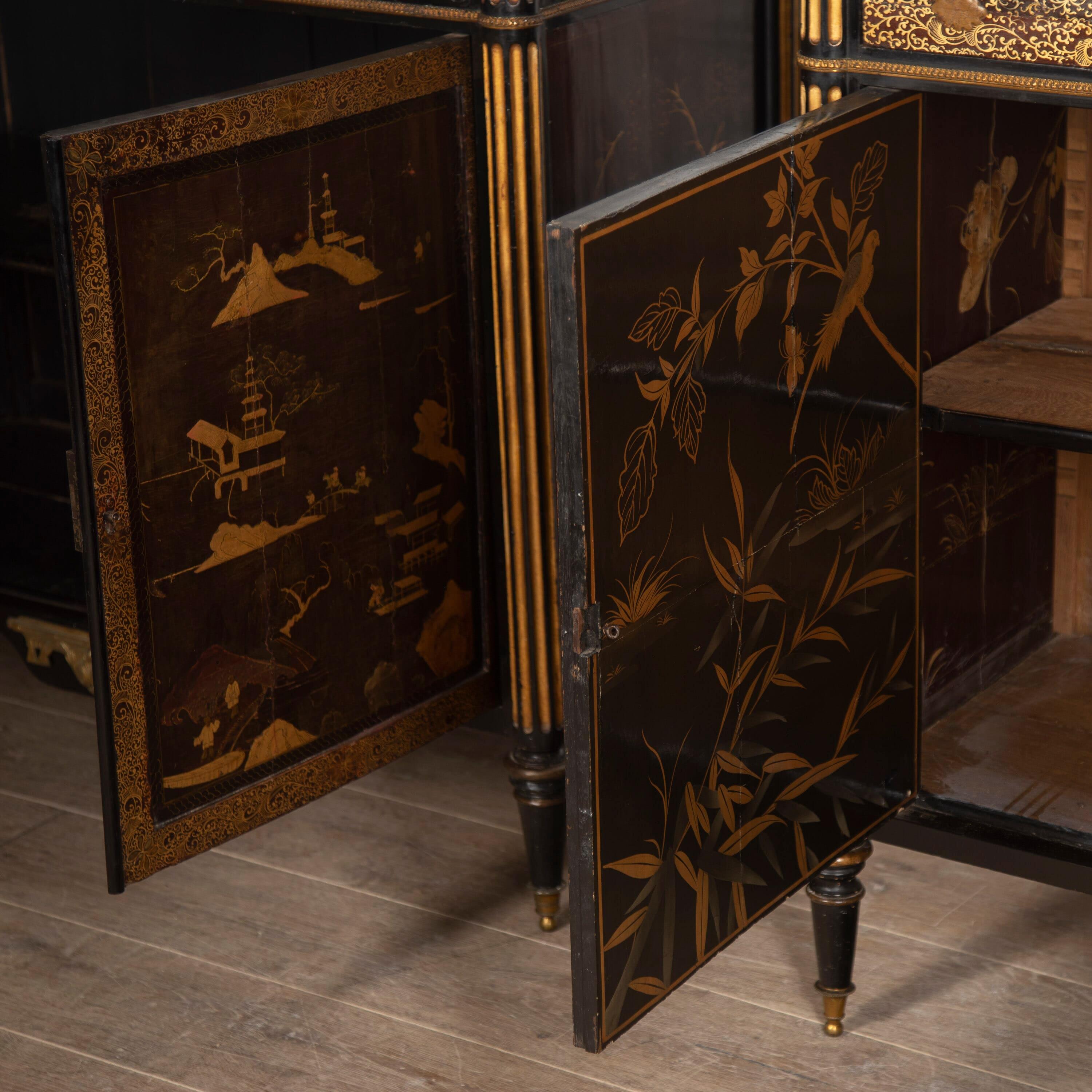 Pair of Chinoiserie Directoire Cabinets 5