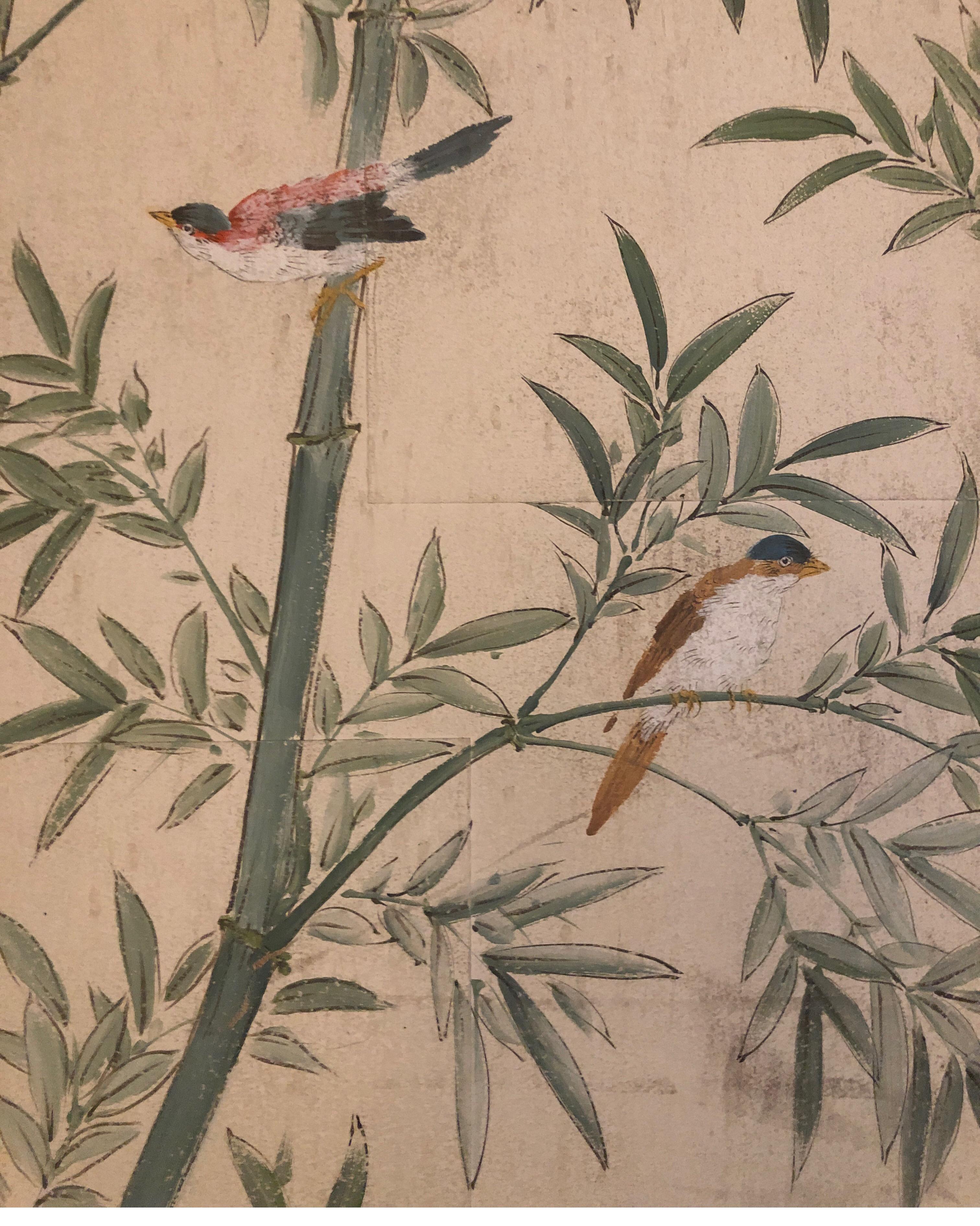 Pair of Chinoiserie Hand Painted Panels by Robert Crowder 3