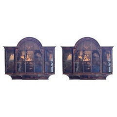 Pair of Chinoiserie Hanging Cabinets