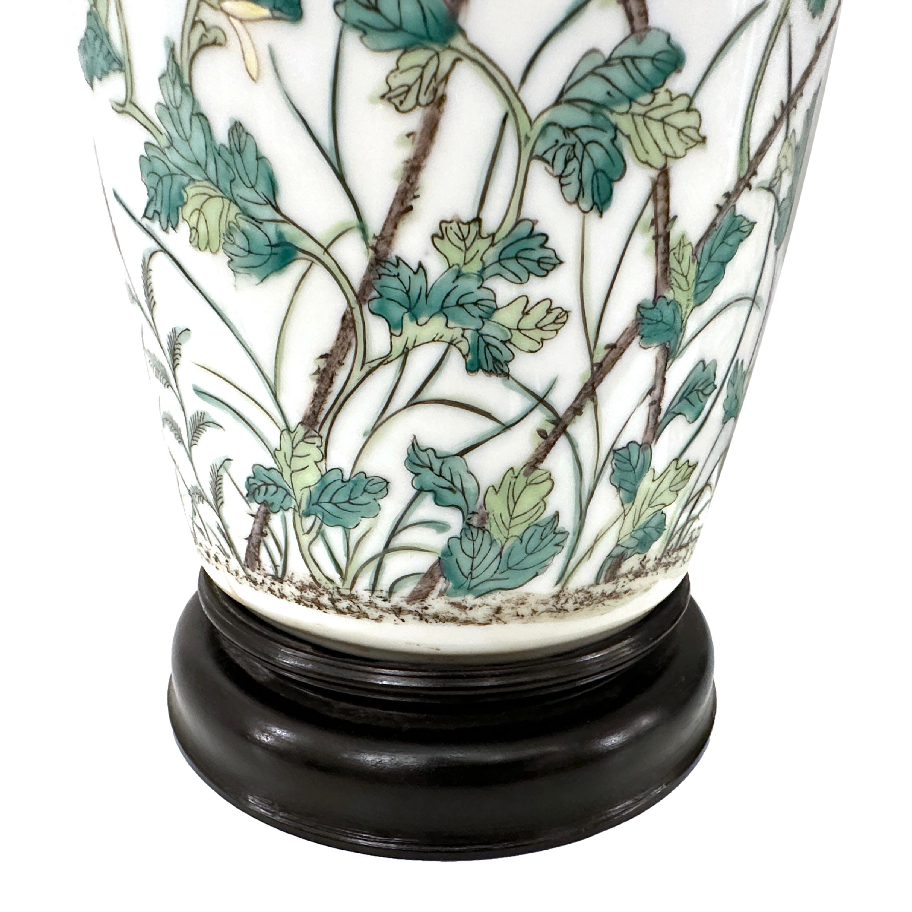 Mid-20th Century Pair of Chinoiserie Lamps For Sale