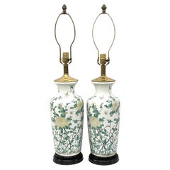 Paire de lampes chinoiseries