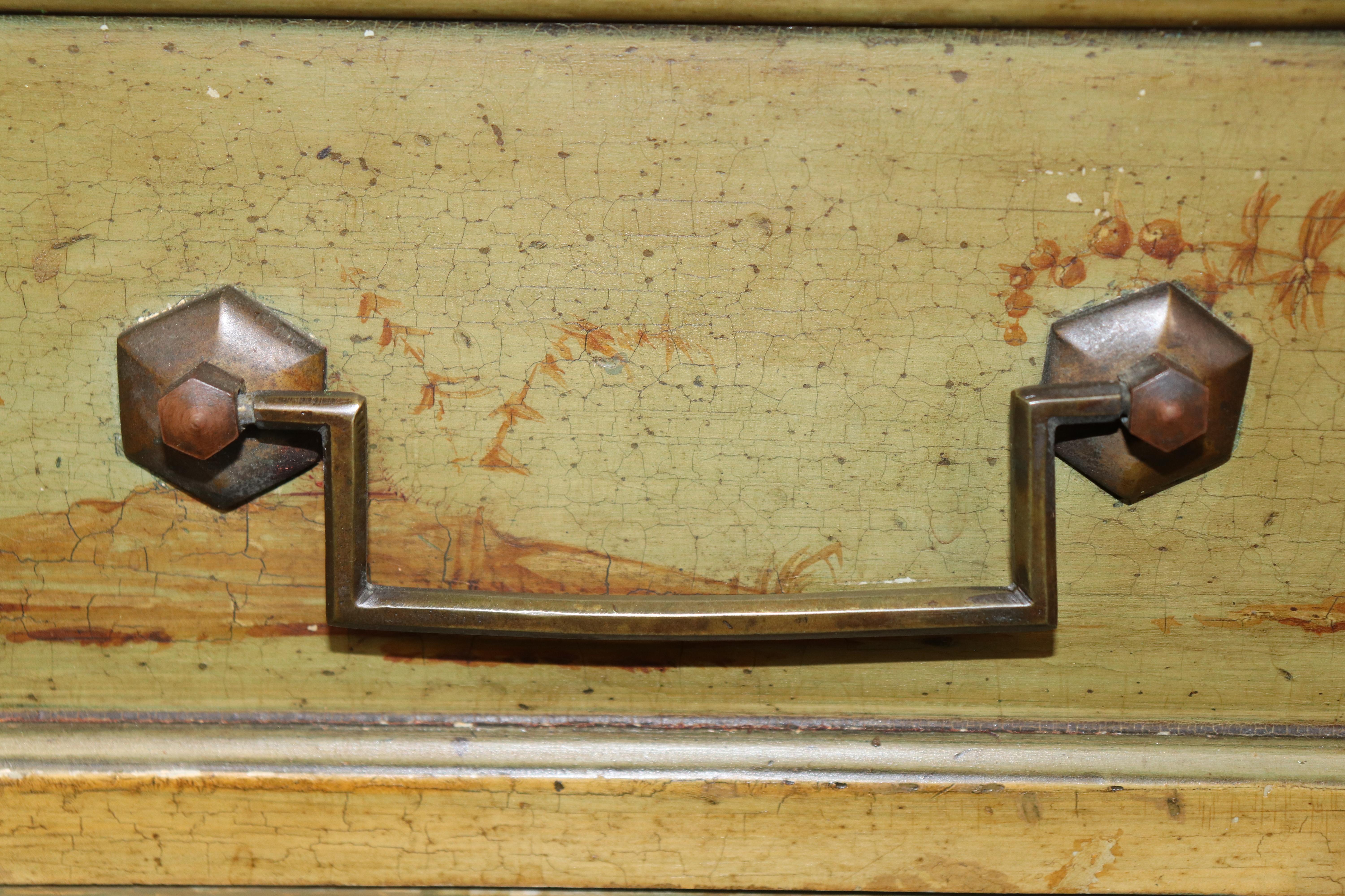 Pair of Chinoiserie Maison Jansen Attributed French Directoire Commodes en vente 1