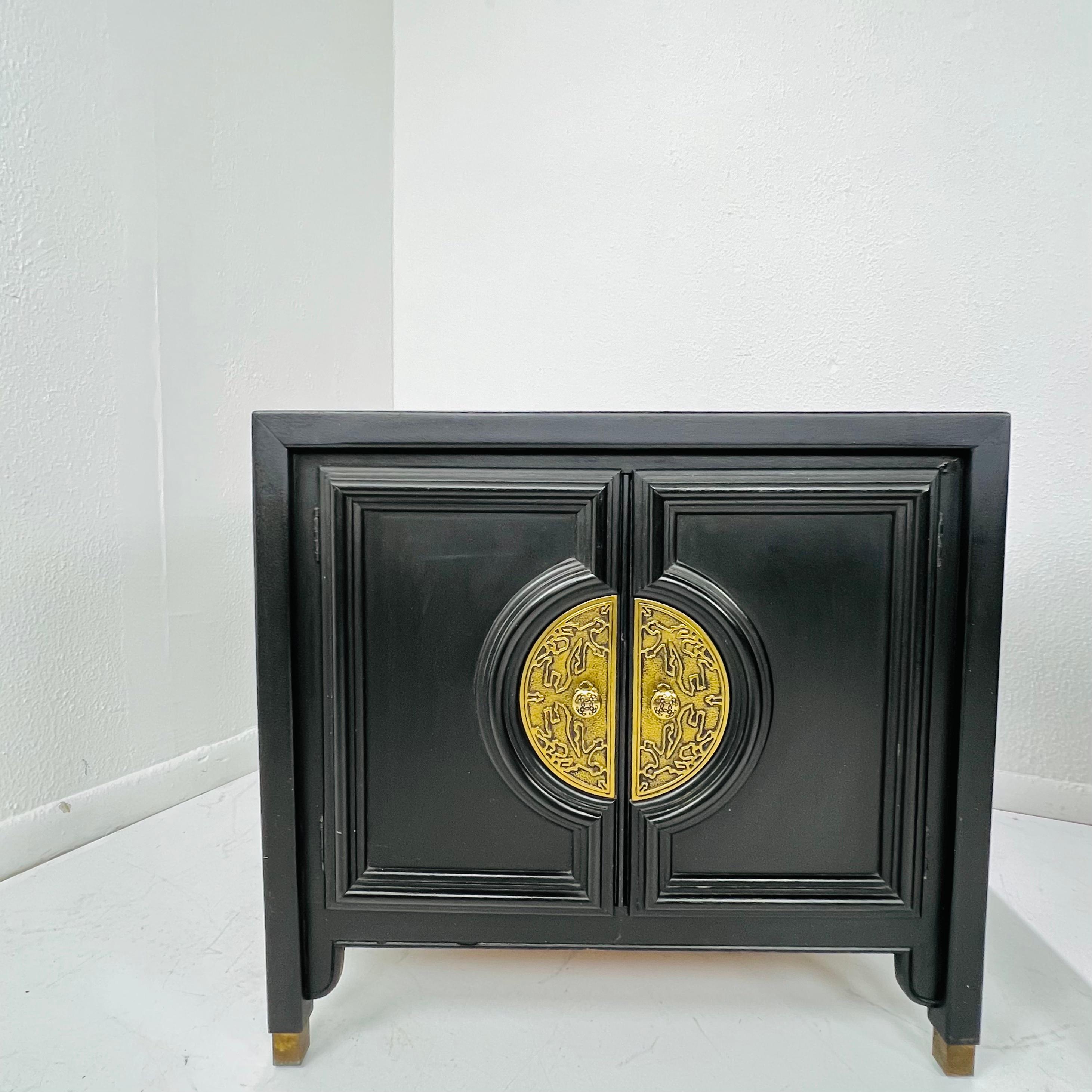 Pair of Chinoiserie Nightstands by Century Furniture 4