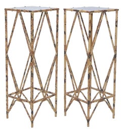 Paar Chinoiserie-Pflanzenständer