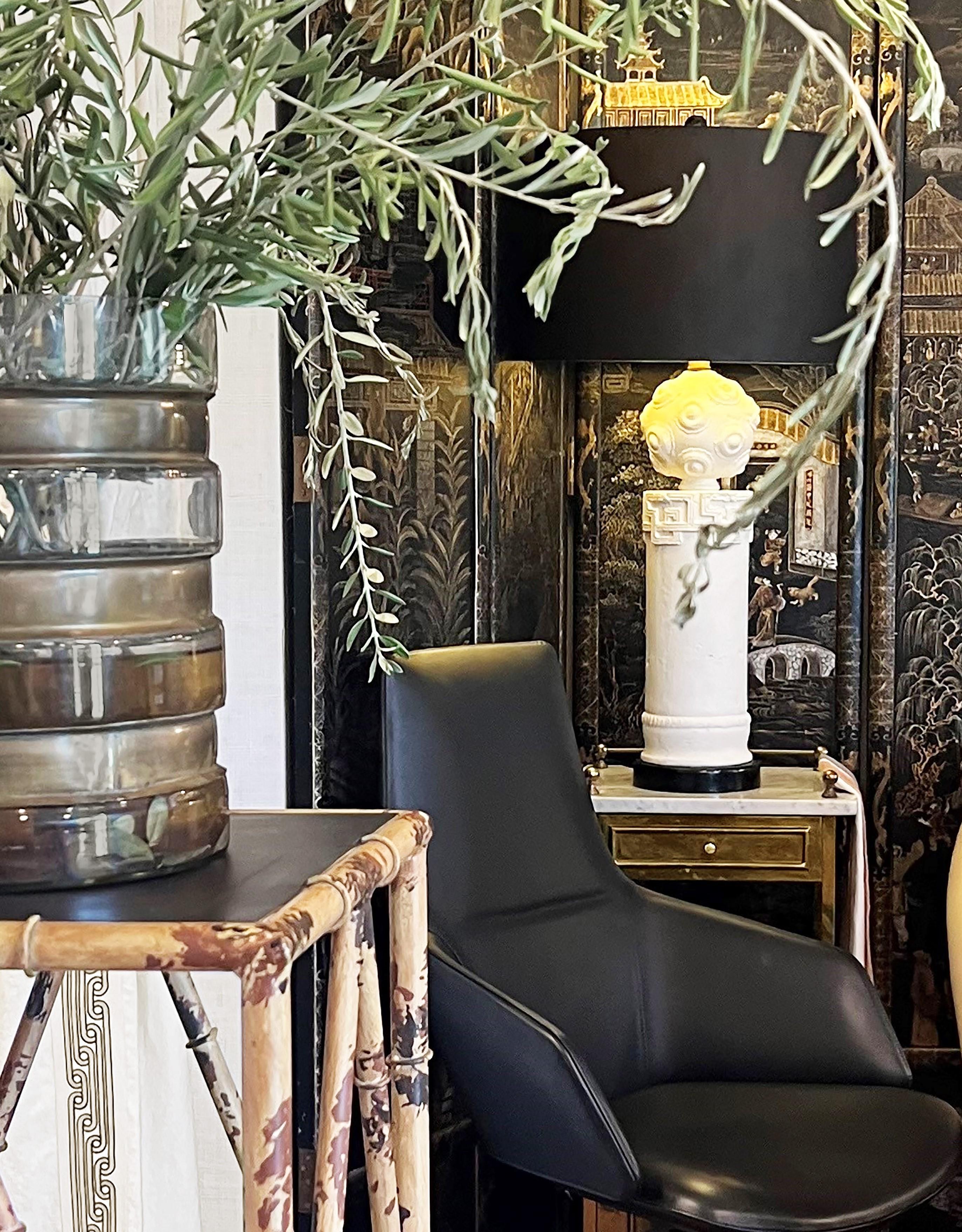 Pareja de Jardineras de Chinoiserie Metal en venta