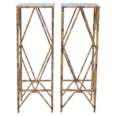 Pair of Chinoiserie Plant Stands