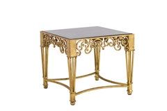 Pair of Chinoiserie Red Lacquered 19th Century Side Tables