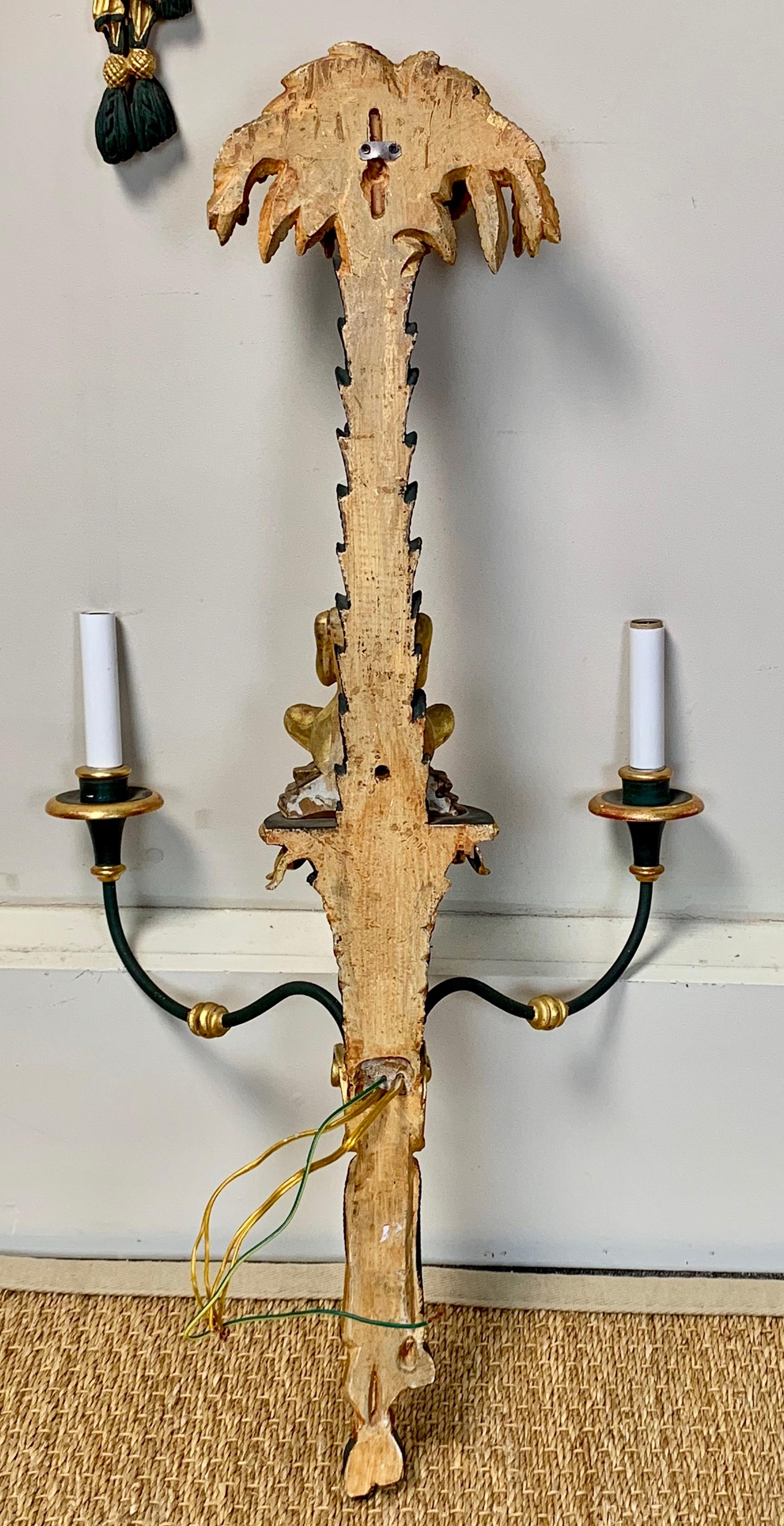 Pair of Chinoiserie Sconces 1