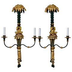 Pair of Chinoiserie Sconces