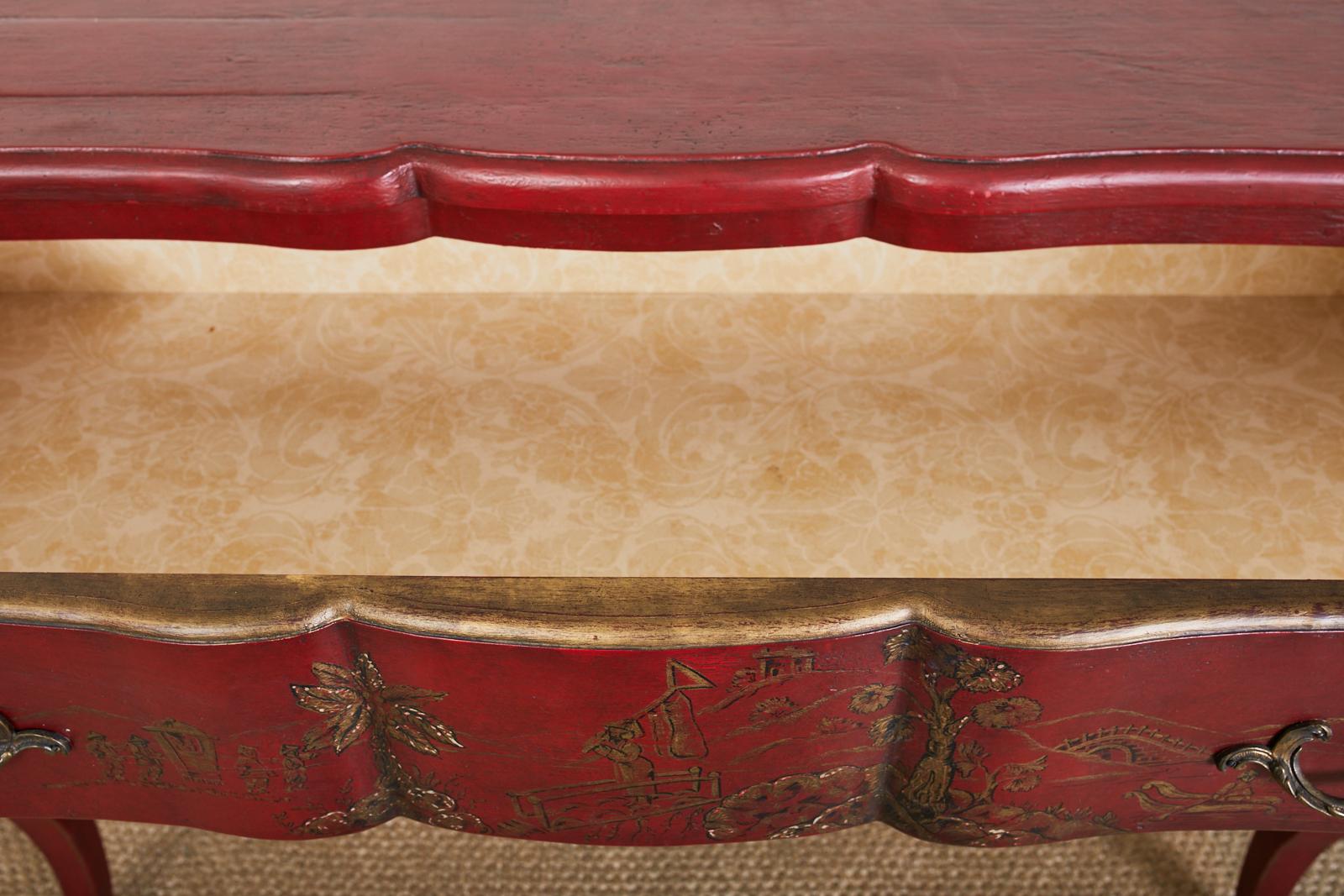 Pair of Chinoiserie Style Lacquered Chests by Amy Howard 10