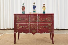 Pair of Chinoiserie Style Lacquered Chests by Amy Howard