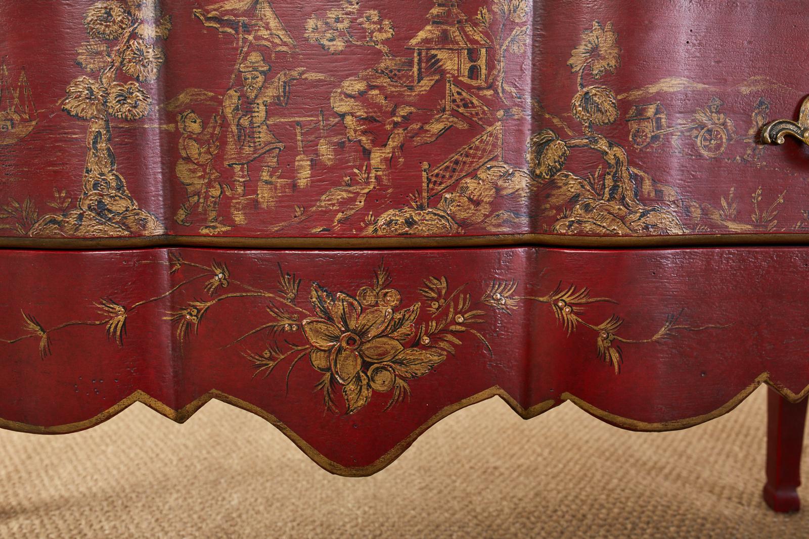 Pair of Chinoiserie Style Lacquered Chests by Amy Howard 2