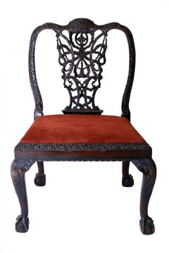 Pair of Chippendale Style Ribbonback Chairs