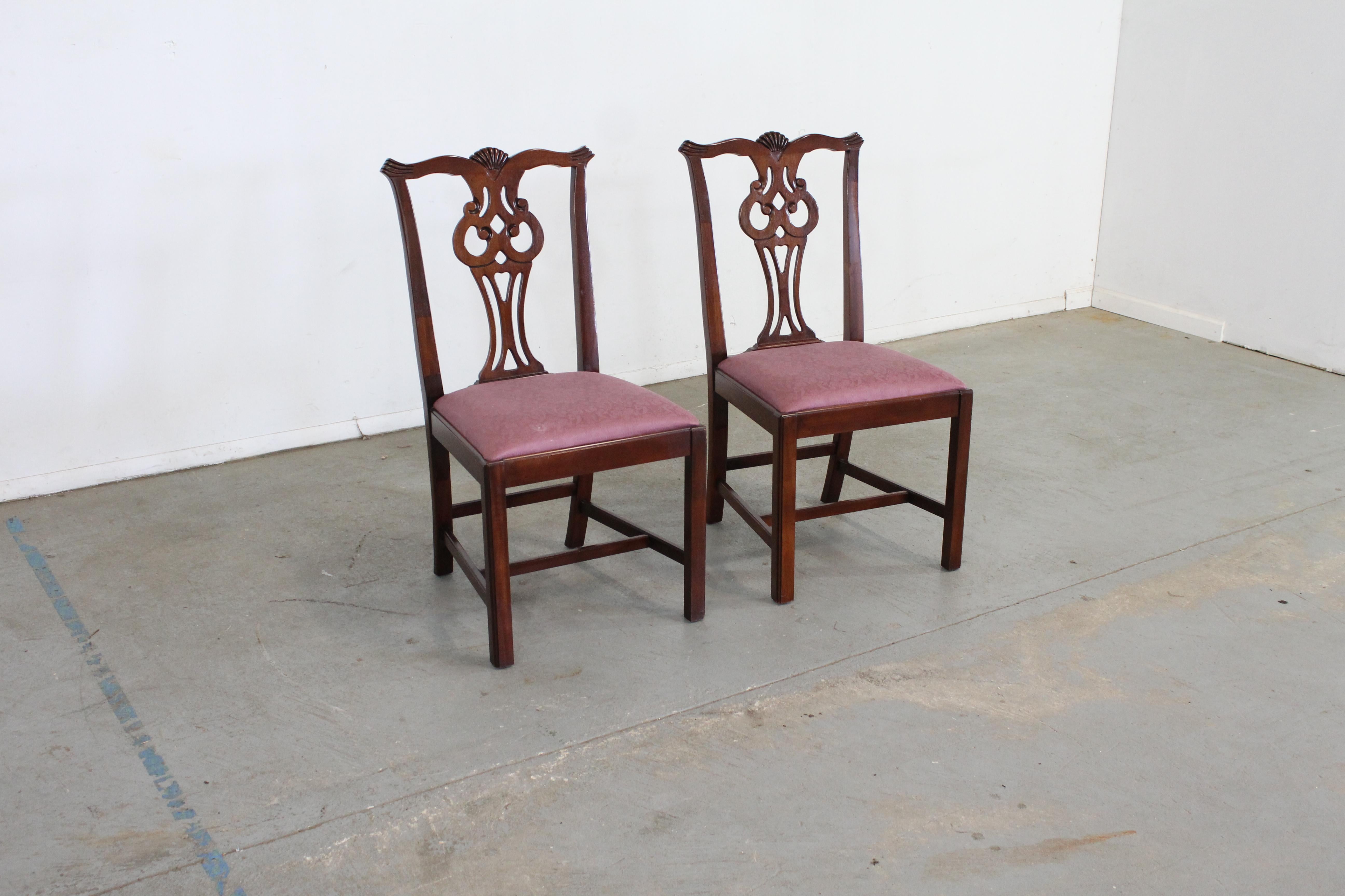 solid mahogany chairs