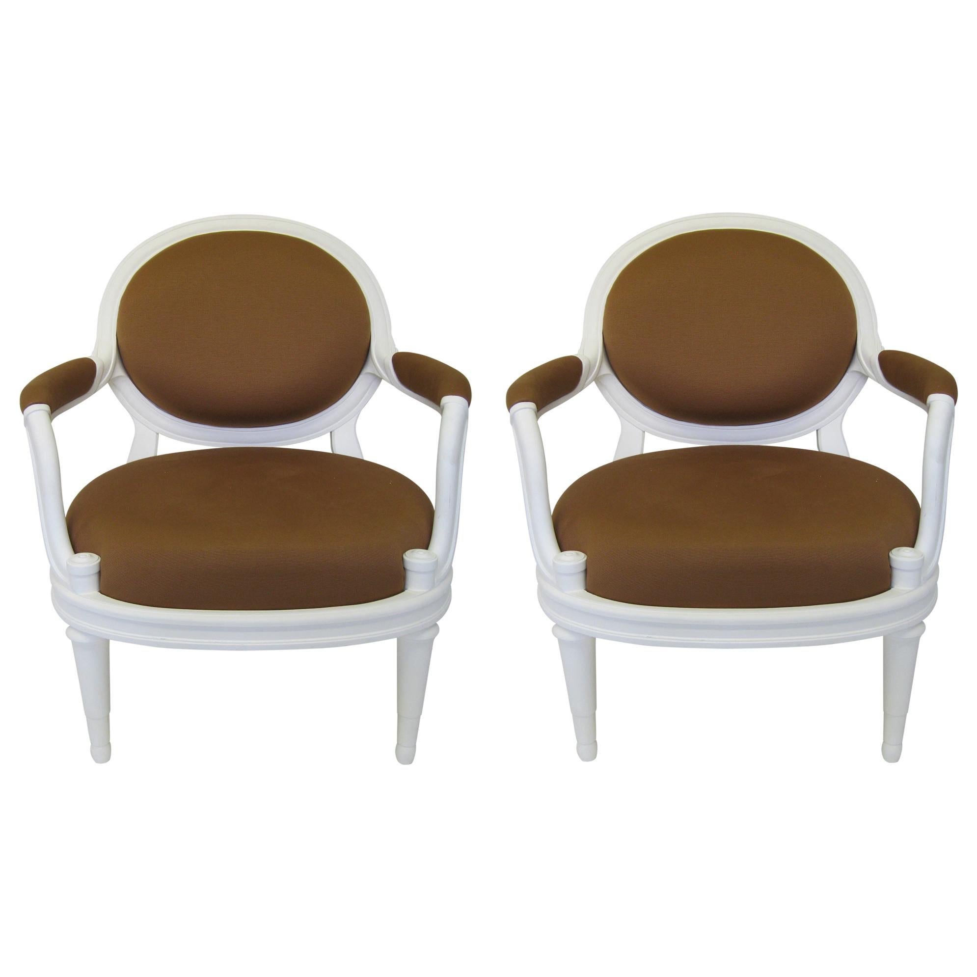 Pair of Christian Badin Armchairs For Sale