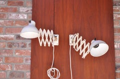Pair of Christian Dell for Kaiser Extendable Wall Lamps