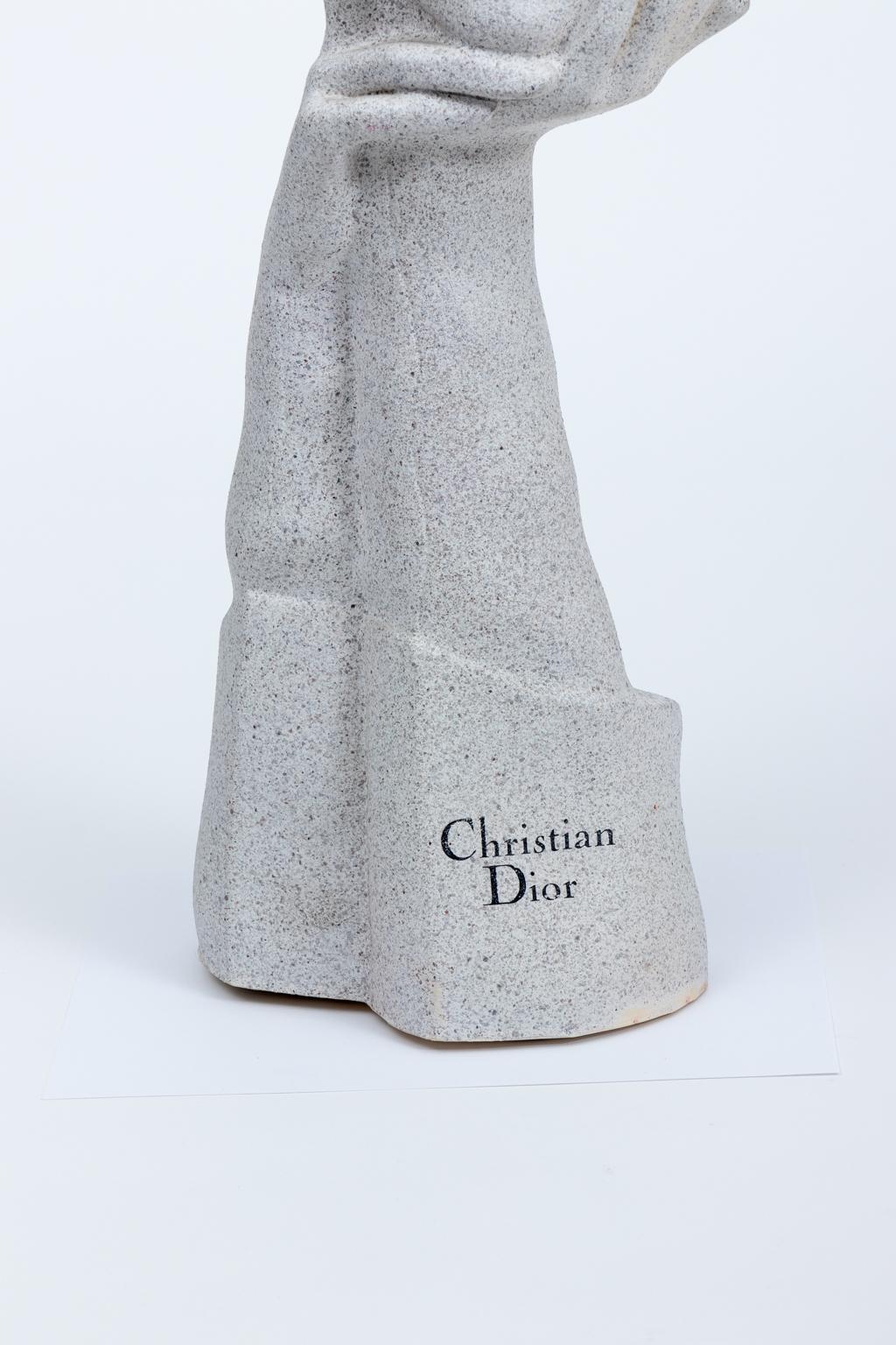 Resin Pair of Christian Dior Midcentury Mannequin Display Busts