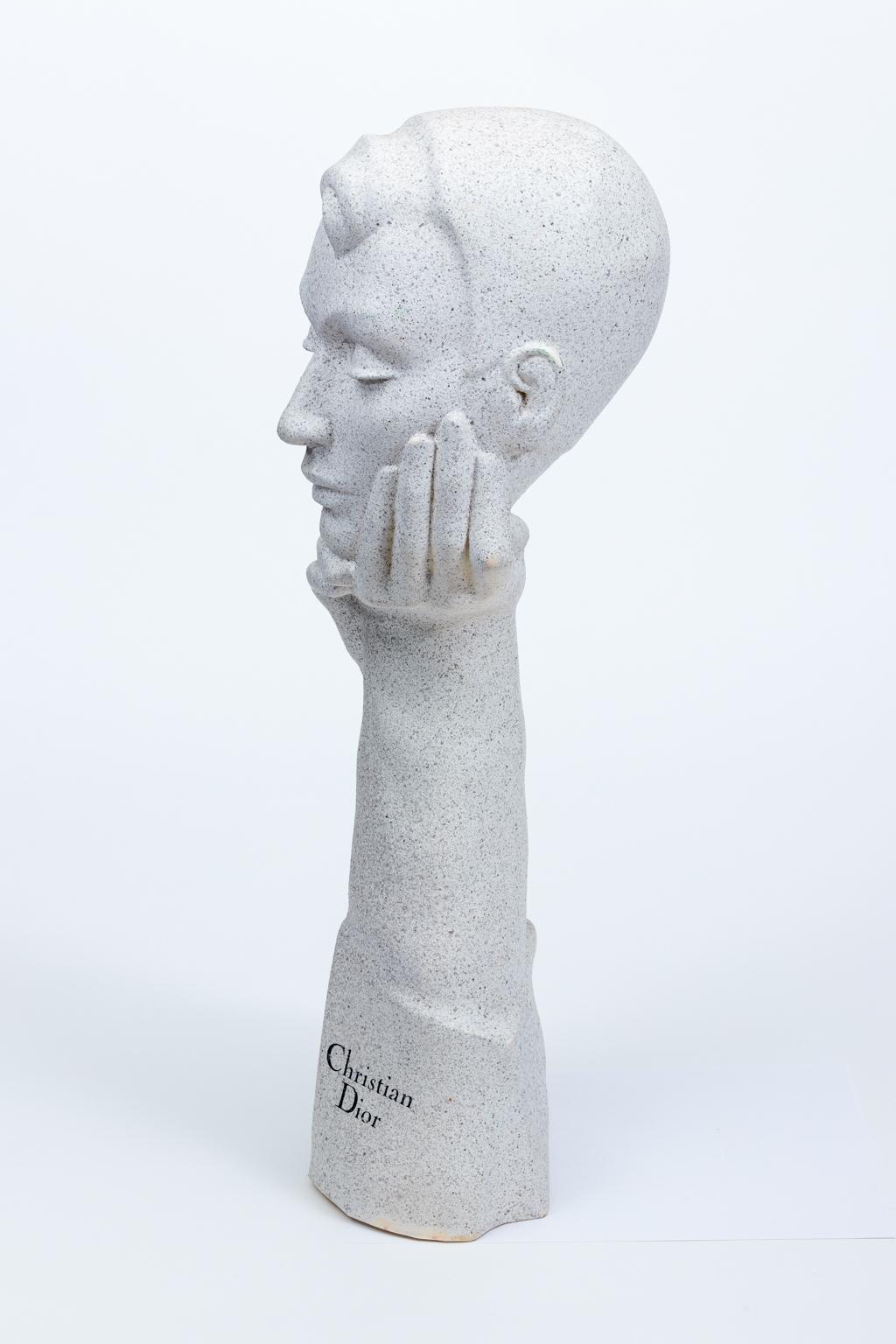 Pair of Christian Dior Midcentury Mannequin Display Busts 2