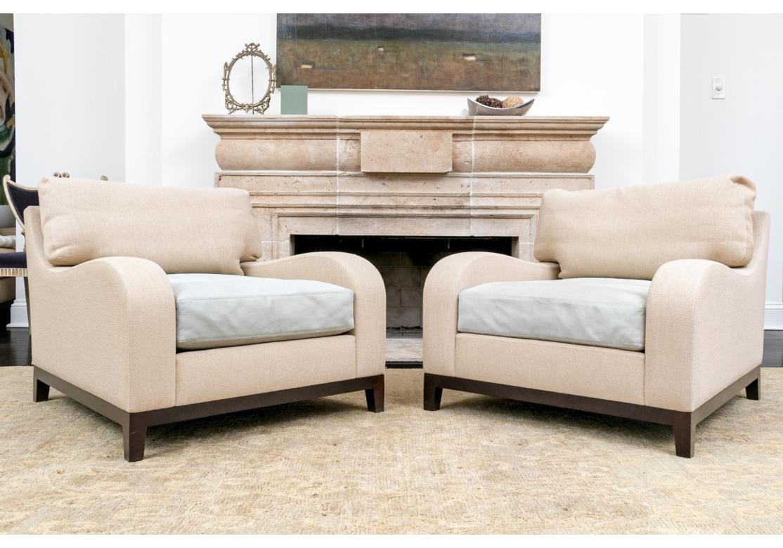 Pair Of Christian Liaigre at Holly Hunt Club Chairs For Sale 8