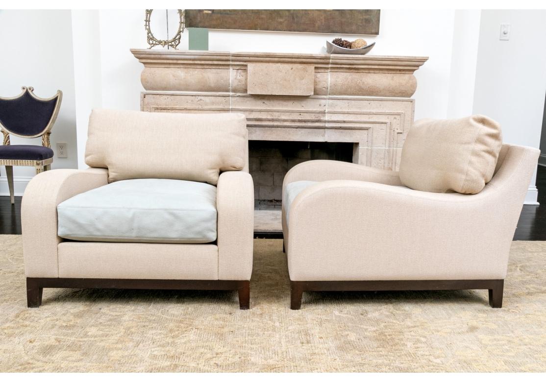 Pair Of Christian Liaigre at Holly Hunt Club Chairs For Sale 3